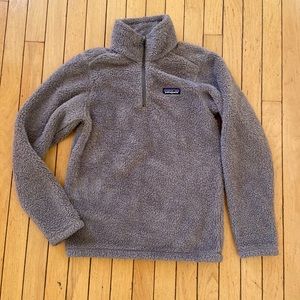 Patagonia 1/4 Zip Grey Pullover Fleece